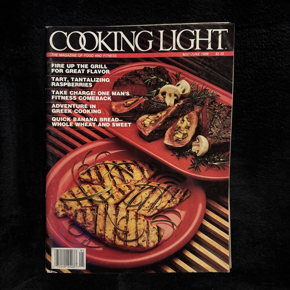 Cooking Light May/June 1988 Soups To Make Time After Time Linguine Iced Tea